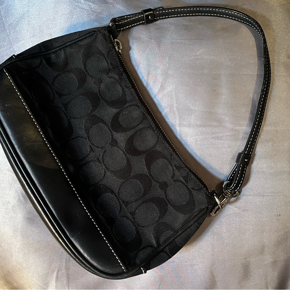 Coach Signature Black Mini Bag